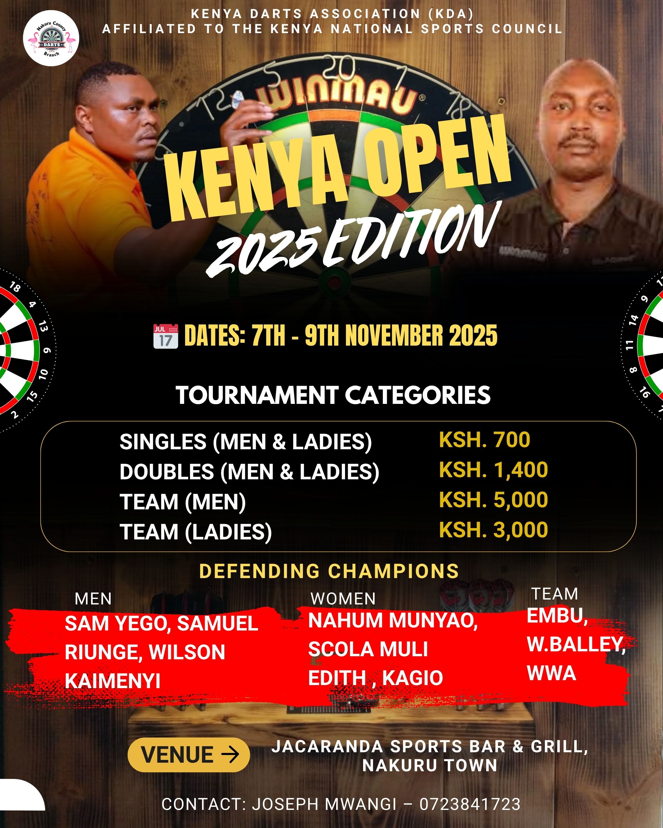 KENYA OPEN 2025 Poster